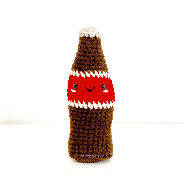 Ravelry: Cola Soda Bottle pattern by Michael Hon