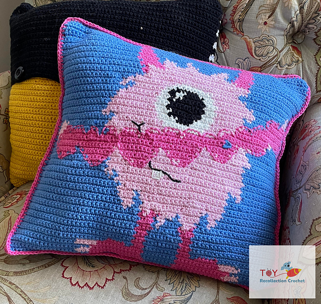 Valentine Monster Pillow