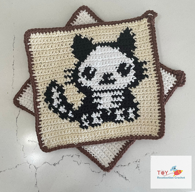 Skeleton Cat Potholder