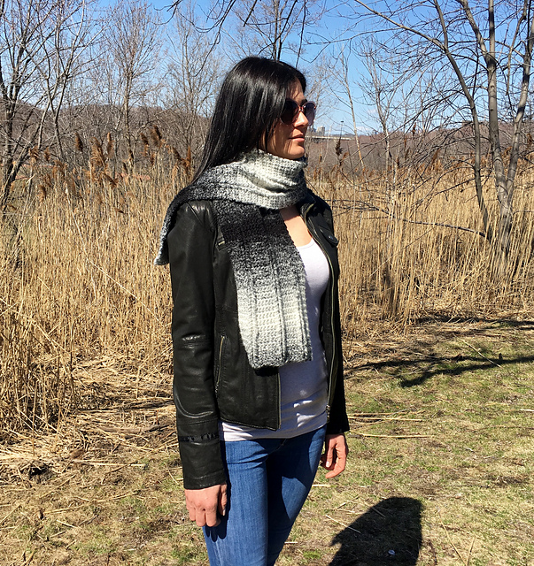 Easy Laddered Scarf for Women