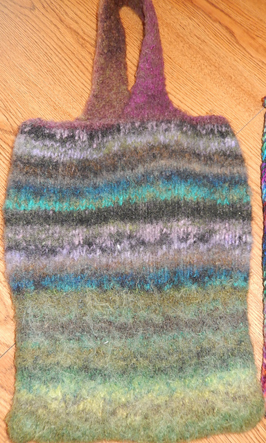 Terrie's Felted Knitting Bag