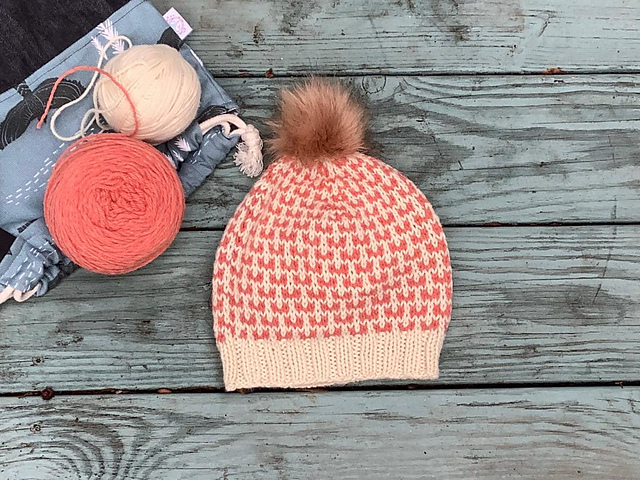 Linen Stitch Hat Loom Knitting Hat Patterns For Beginners Loom