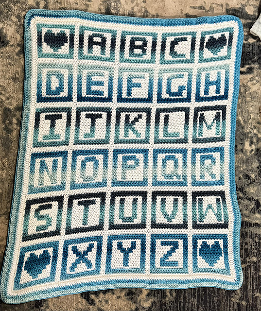 Mosaic Alphabet Blocks