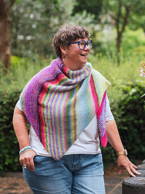 Over The Rainbow Shawl