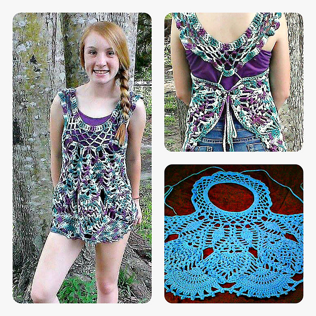 Pineapple Apron Top