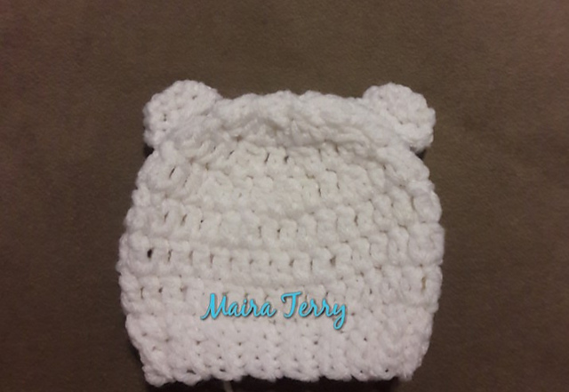 Preemie Bear Hat