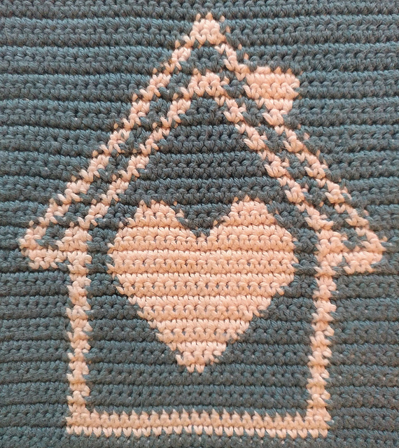 The "Home Is Love" Dishcloth
