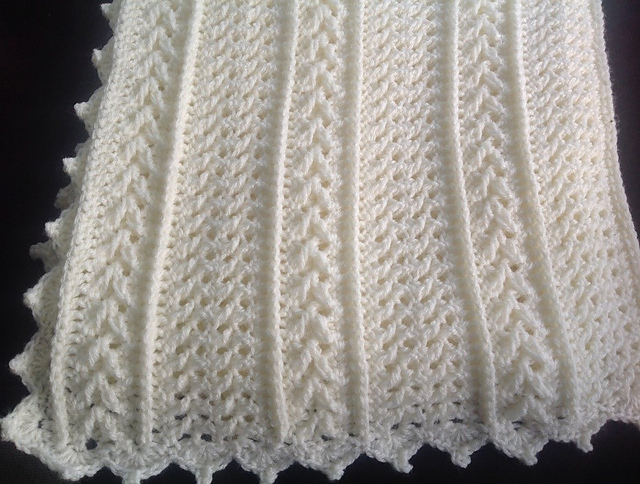 KnottyAran Baby Blanket