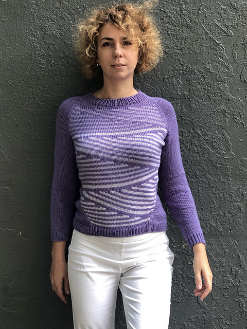 Swirled jumper