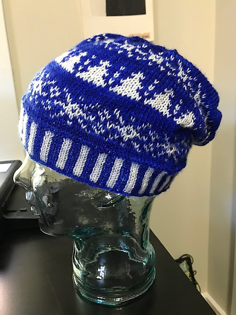 Snowflake and Tree Hat