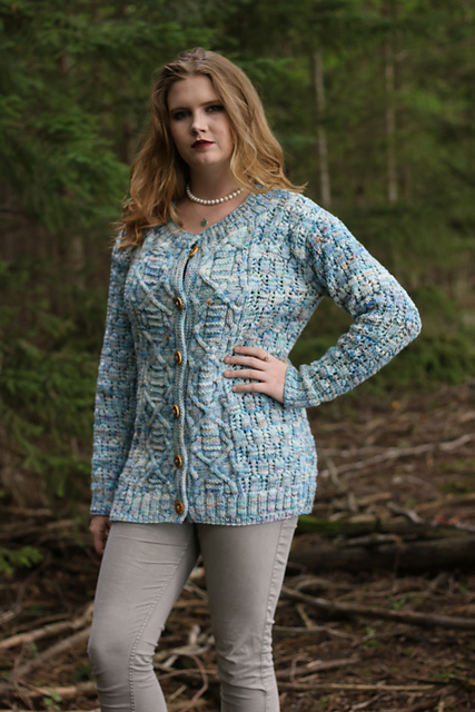 Cabled Cardigan