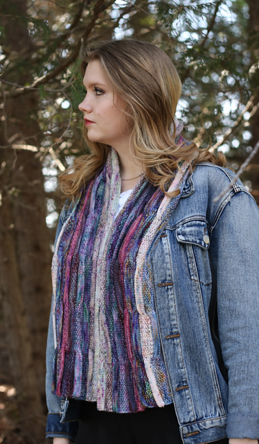 Silent Purple Scarf