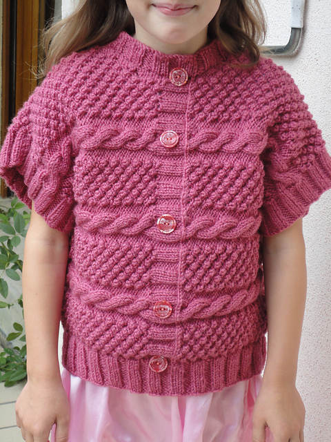 06 - Cardigan manches amovibles