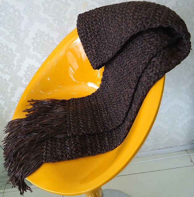 Galaxy Stitch Crochet Winter Scarf