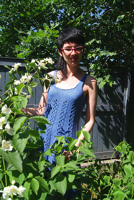 #28 Babydoll mit Ajourzöpfen