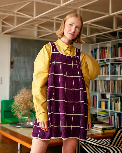 Jättiruutu-mekko