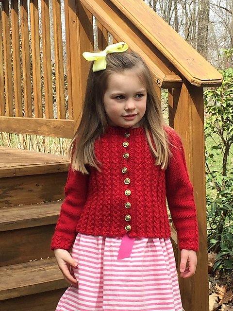 Child's Mock Cable Sweater