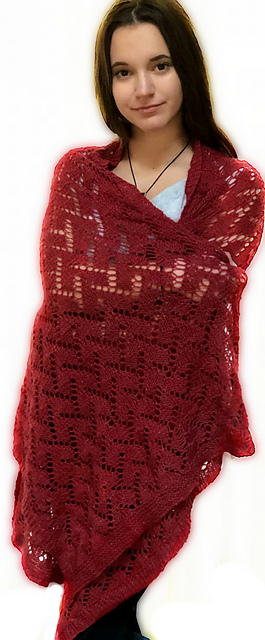 Tuxedo Shawl