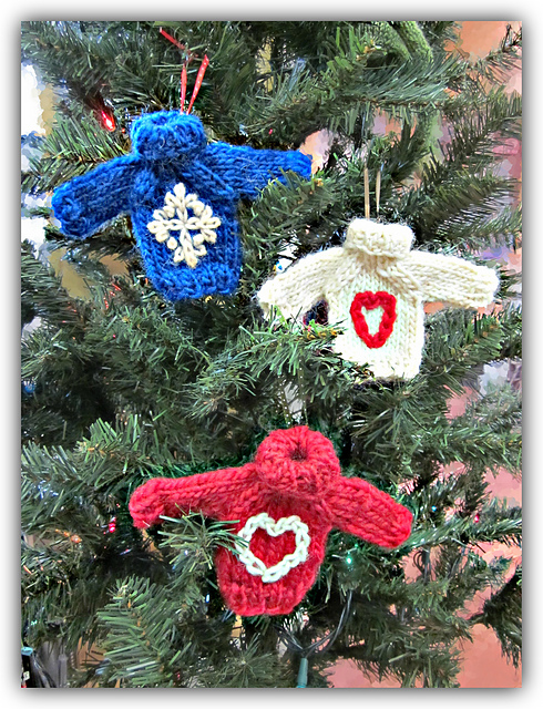 Christmas Ornament Sweaters