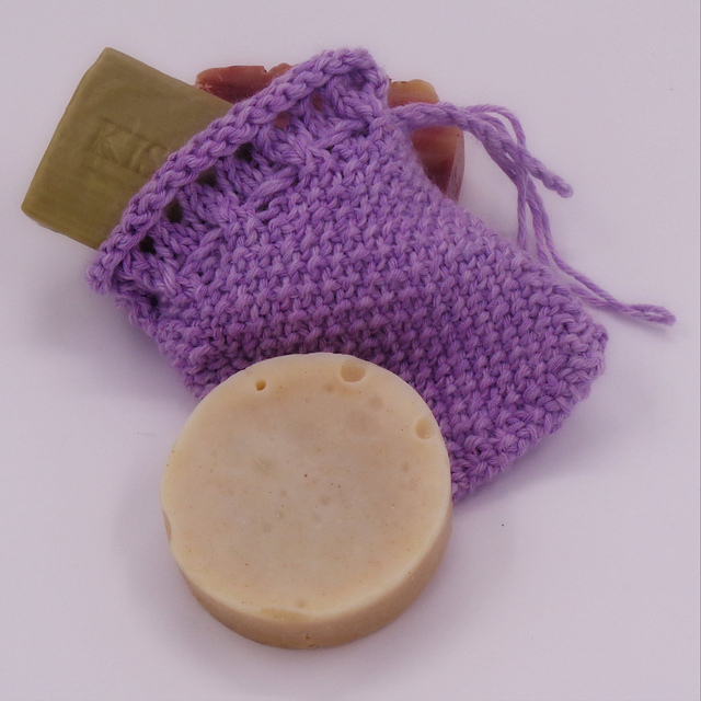 Spa Day Knitted Soap Sack