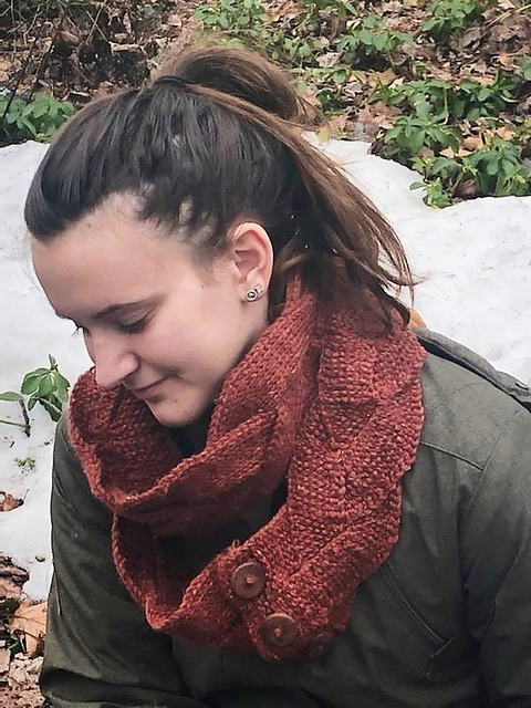 Tunisian Braided Scarf