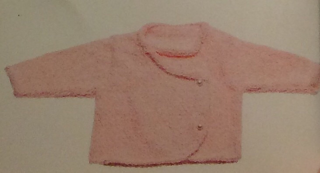 Cross-over jacket w/ raglan sleeve