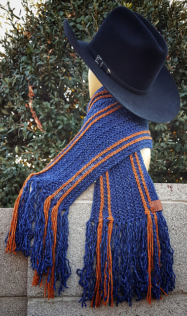 Larry's Blue Jean Scarf