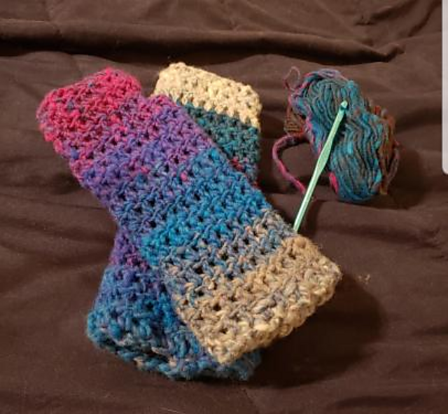 Easy Ombre Arm Warmers