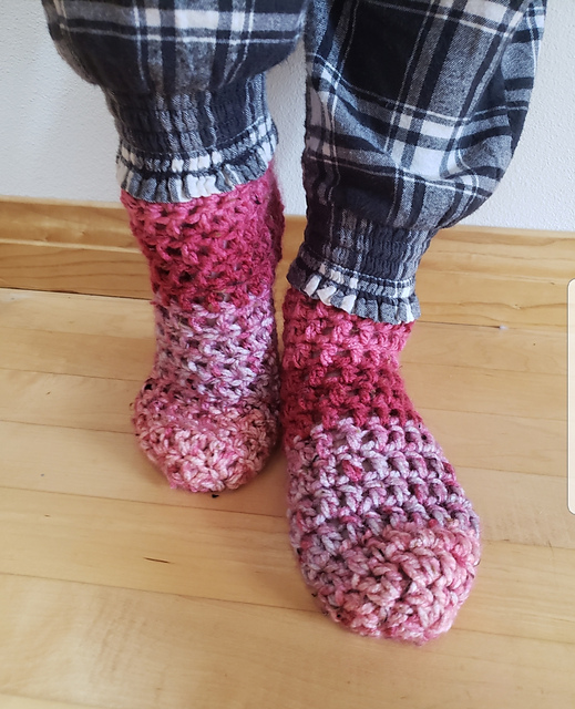 Rosé All Day Slipper Socks