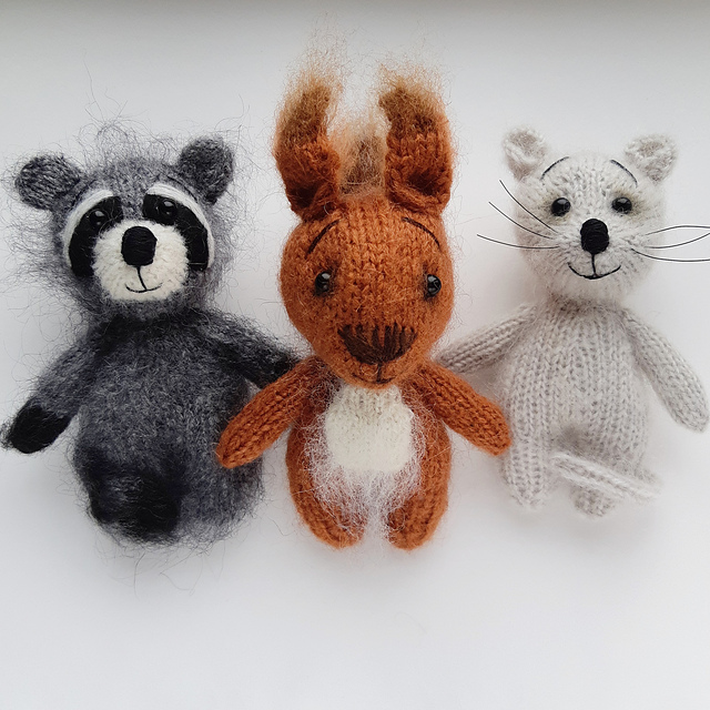 Raccoon, Squrrel, Mouse