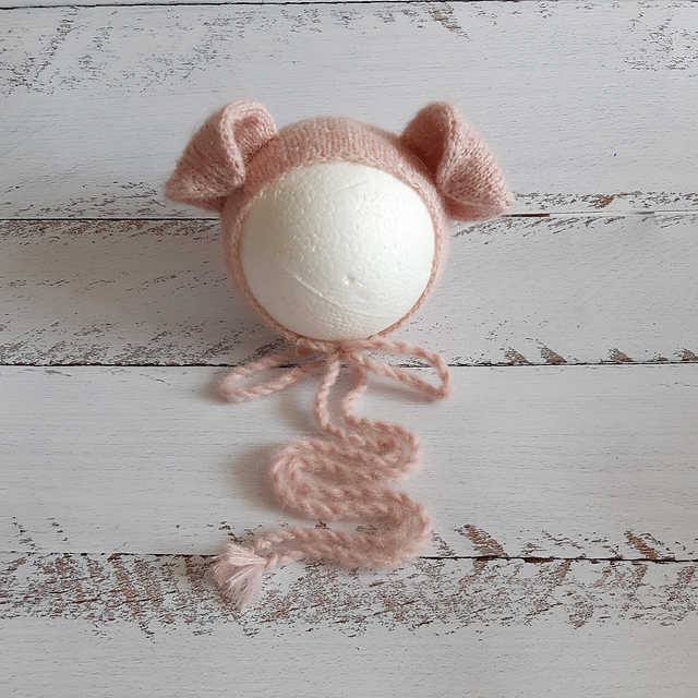 Pig newborn bonnet