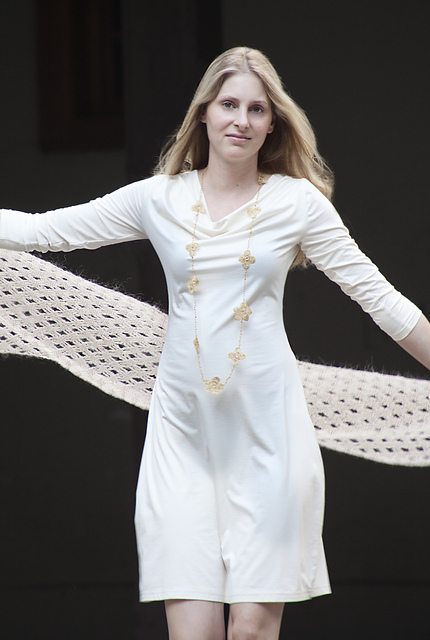 MONA crochet lace shawl