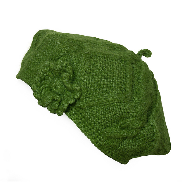 SARAH Feminine Flower Beret