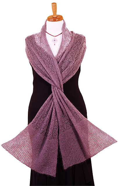 CÉLINE Easy to knit Lace Shawl
