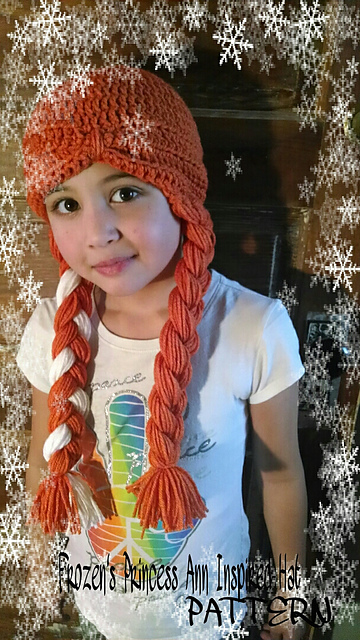 Frozen's Princess Anna Inspired Hat