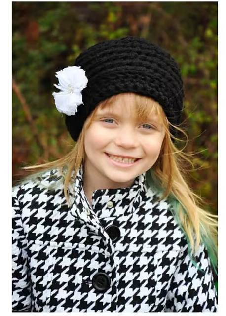 Childs Pillbox Hat w/Boot Cuffs