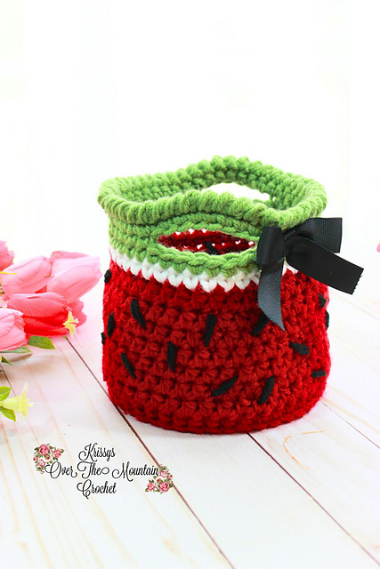 Watermelon Basket With Handles