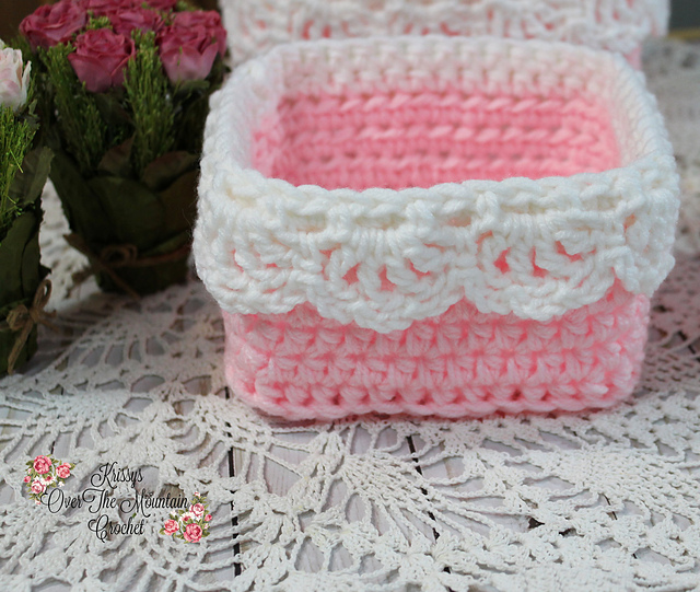 Small Square Nesting Basket