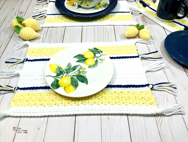 Lemon Farmhouse Placemat