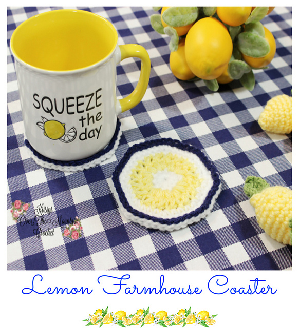 Lemon Farmhouse Coaster