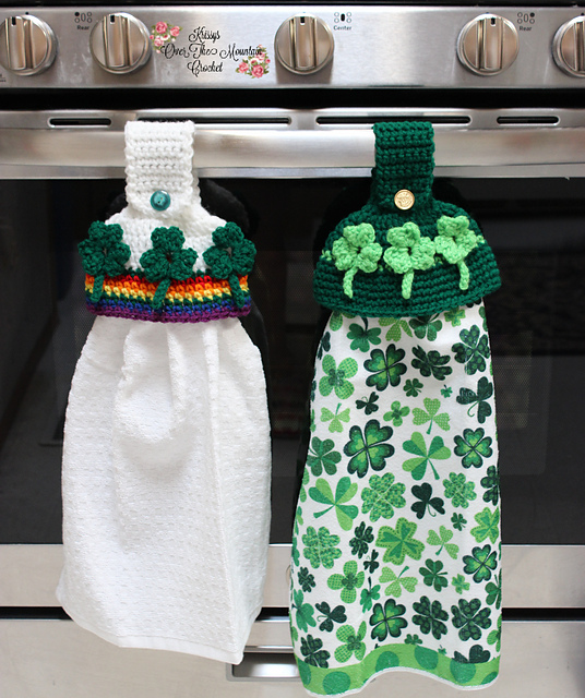 Shamrock Towel Topper