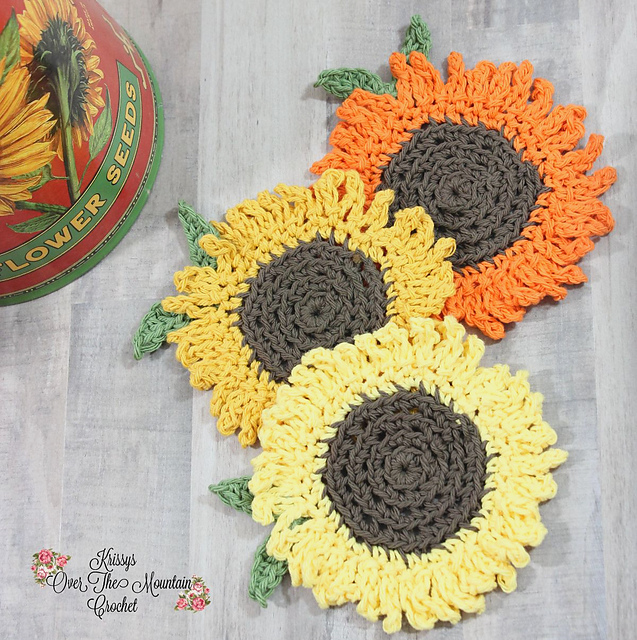Sunflower Coaster