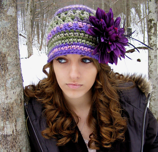 Expression in Purple Cloche