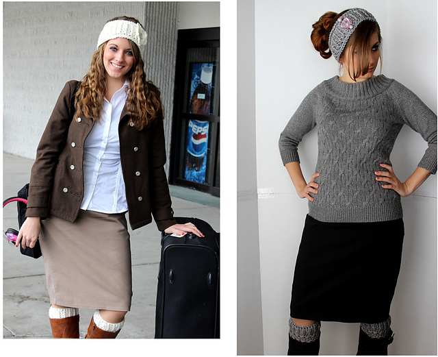 Ribbed Boot Cuff & Headband