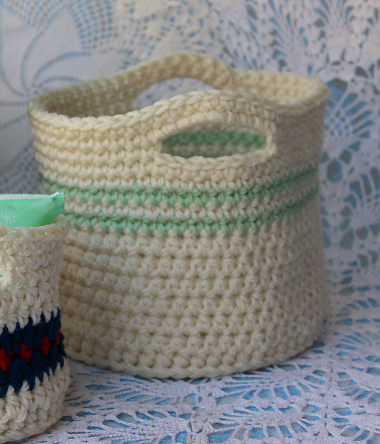 Large Basket with Handles