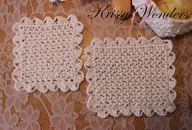 Fancy Cluster Washcloth