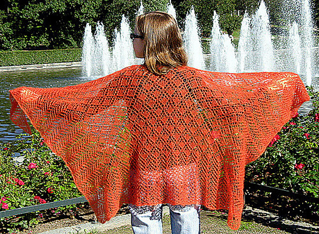 Midnight Sun Shawl