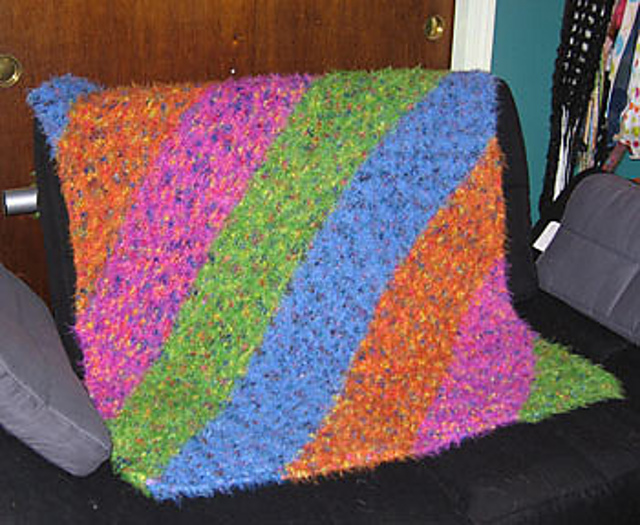 Phoenix Diagonally Striped Blanket