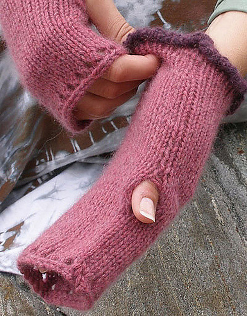 Charmed Fingerless Mitts