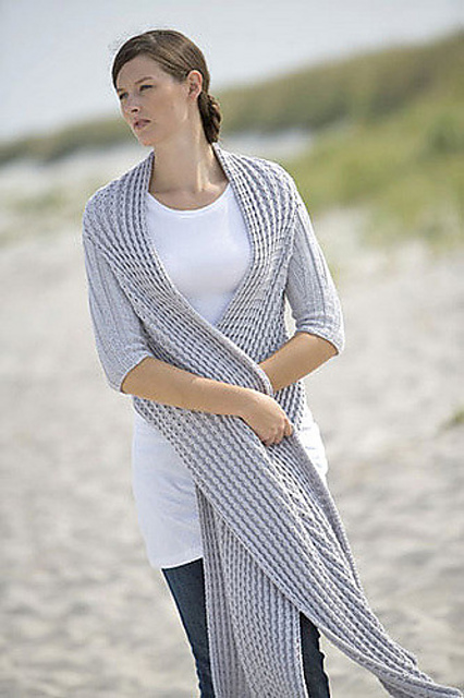 Bam Boo Lacy Wrap Cardigan